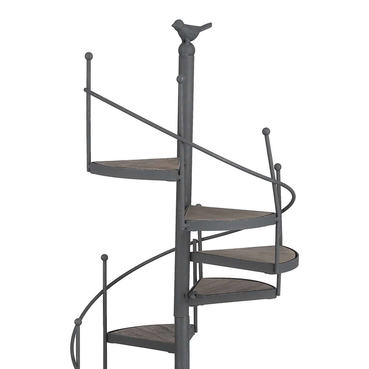European Style Decorative Plant Shelf Multifuctional Wrought Iron Plant Rack Easy to Install for Balcony and Living Room