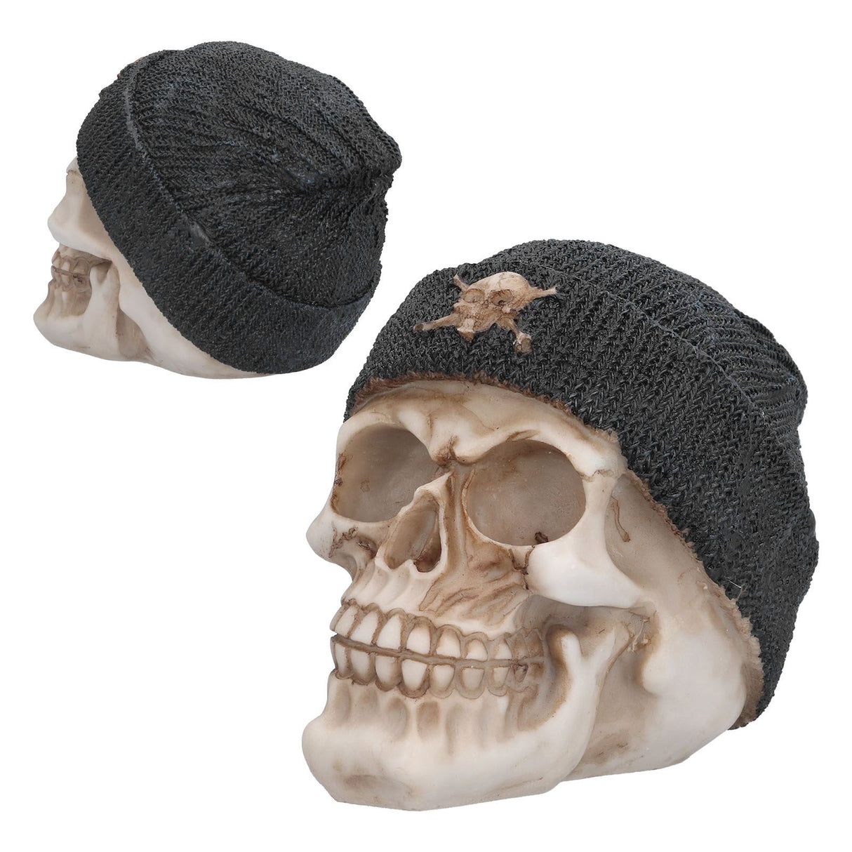 Resin Skull Durable Lightweight Halloween Decoration Resin Skull Ornament for Holiday Party
