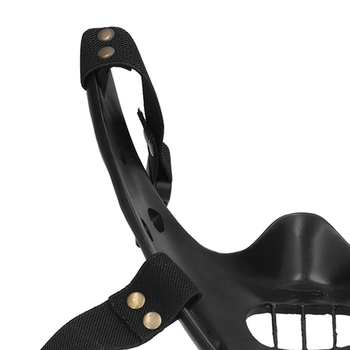 Lamb Mask Black Durable Adjustable Resin Cosplay Mask for Halloween Carnival Parties