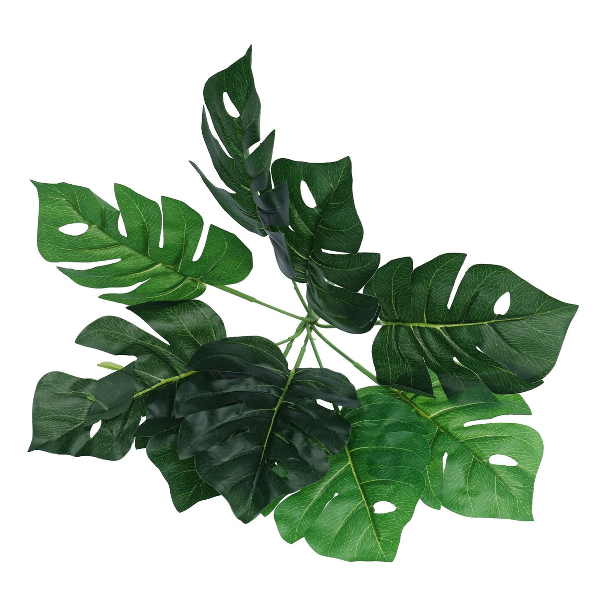 Artificial Monstera DIY Fake Monstera Leaf Artificial Plant for Garden Outdoor Wall Decoration