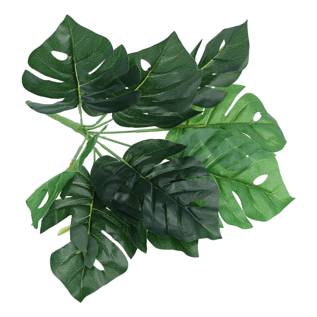Artificial Monstera DIY Fake Monstera Leaf Artificial Plant for Garden Outdoor Wall Decoration