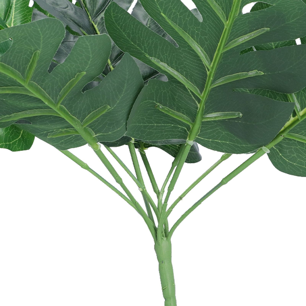 Artificial Monstera DIY Fake Monstera Leaf Artificial Plant for Garden Outdoor Wall Decoration