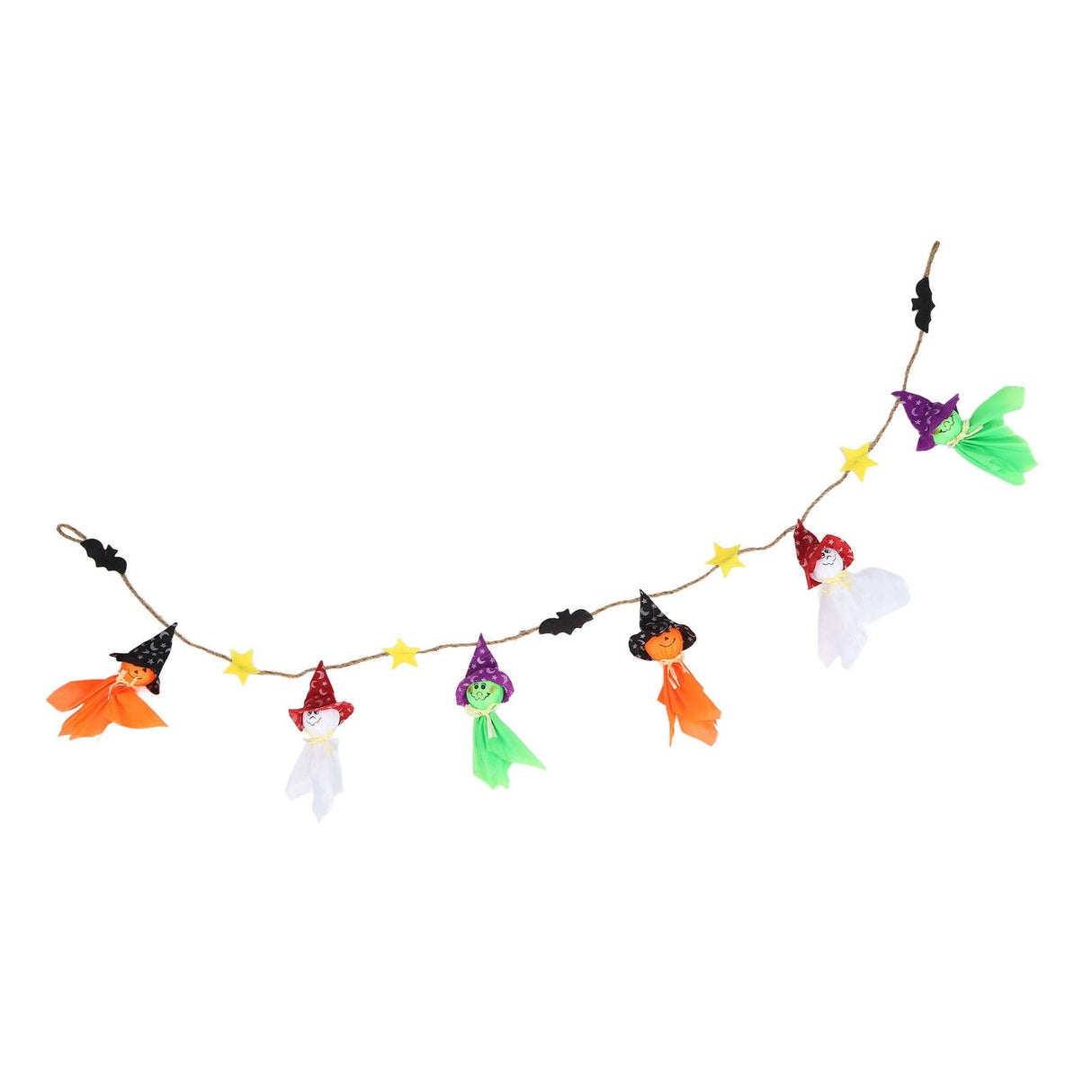 Pumpkin Witch Design Hanging Doll Halloween Pendant Ornament for Costume Party Bar DecorWithout Jingle Bell