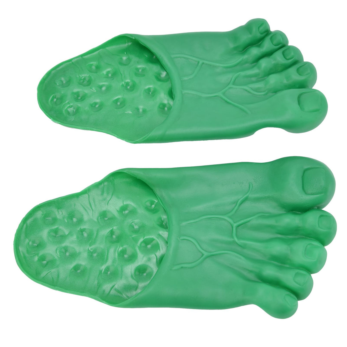 1 Pair Large Foot Slippers Shoes Cover Halloween Cosplay Costume Props Party AccessoriesGreen