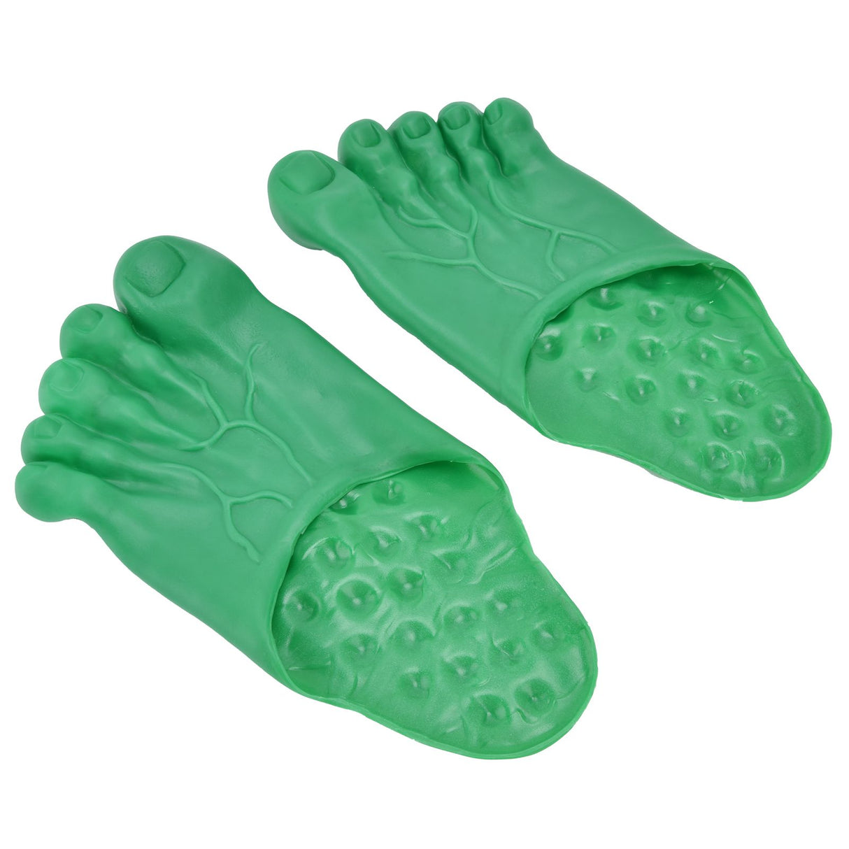 1 Pair Large Foot Slippers Shoes Cover Halloween Cosplay Costume Props Party AccessoriesGreen