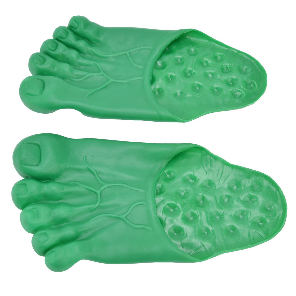 1 Pair Large Foot Slippers Shoes Cover Halloween Cosplay Costume Props Party AccessoriesGreen