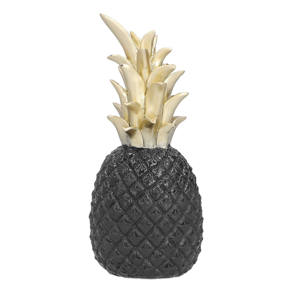 Resin Artificial Pineapple Decoration Household Decorative Pineapple Nordic Home Desk Decor DecorationBlack Gold, Medium