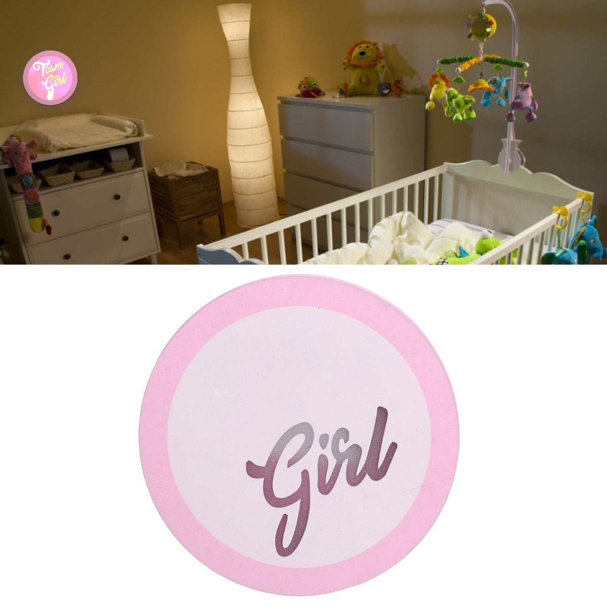 Wooden Baby Shower Sign Premium Boxwood Bright Color Safe Nontoxic Durable Wooden LED Baby Party