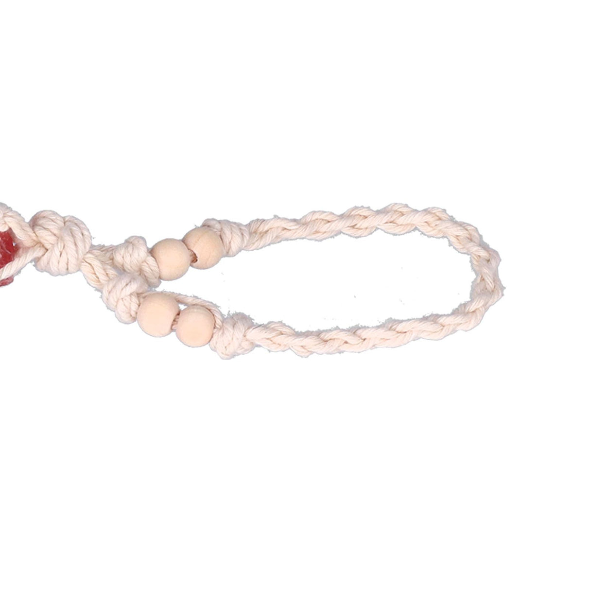 5pcs Necklace Cord Empty Stone Holder Rope Replacement Adjustable Quartz Crystal Pendant Cord for DIY Jewelry MakingRed