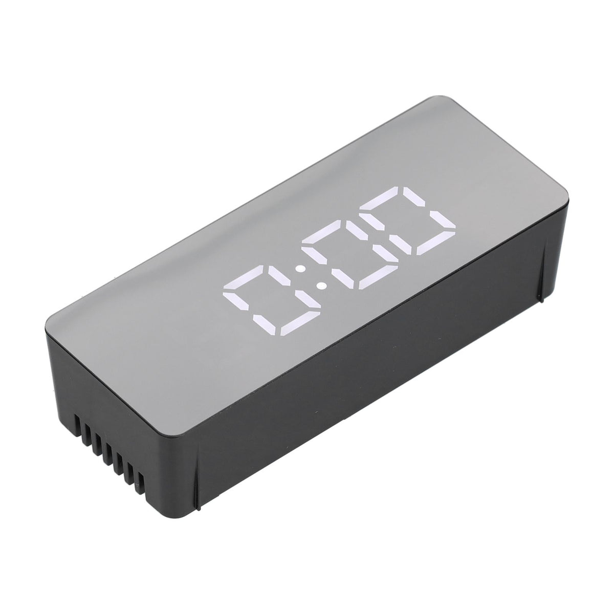 LED Mirror Alarm Clock Rectangular Digital Clock with Temperature Display for Bedroom Living Room Office Travel