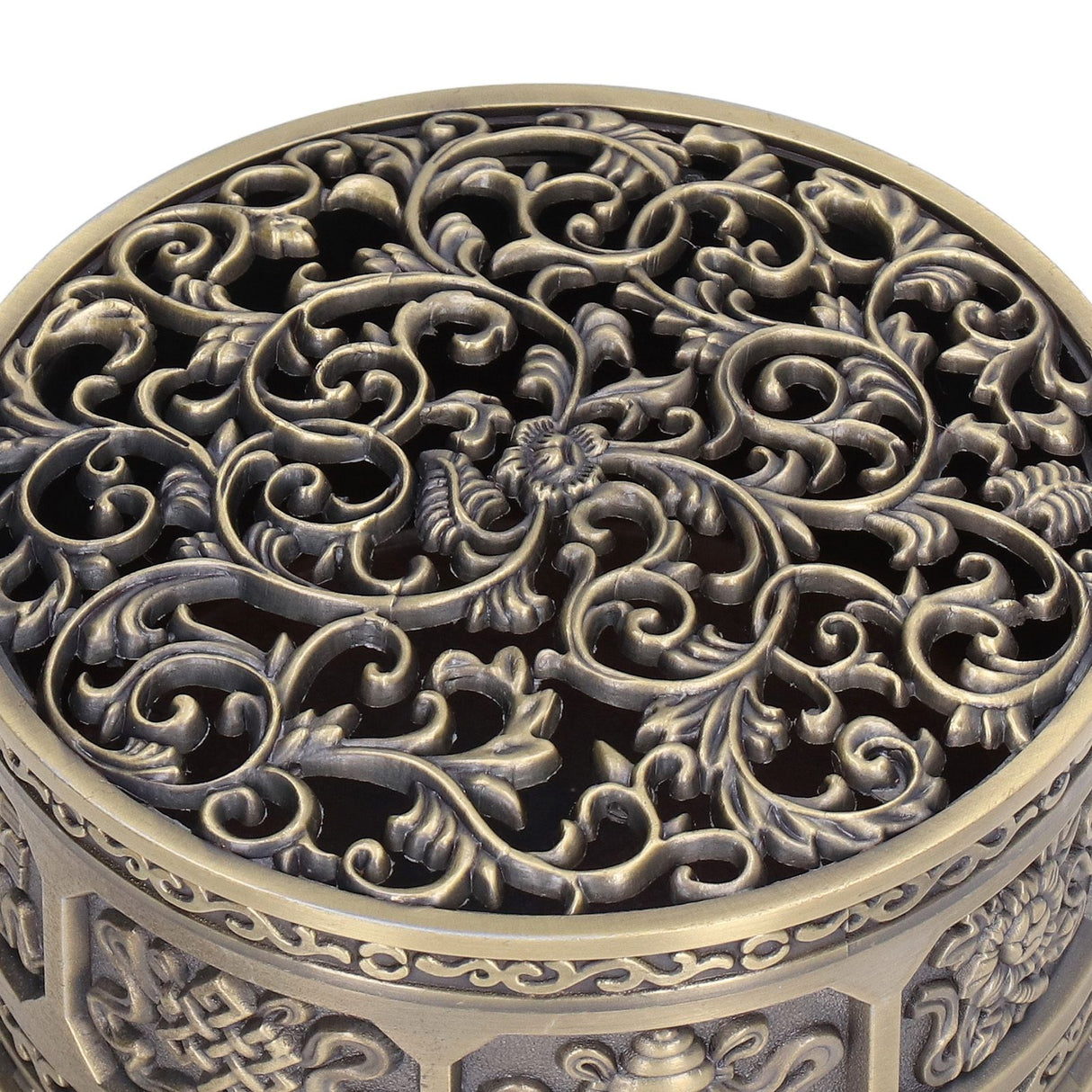 Incense Holder Burner Copper Aroma Burner Home Decoration Ornament for Indoor Temple