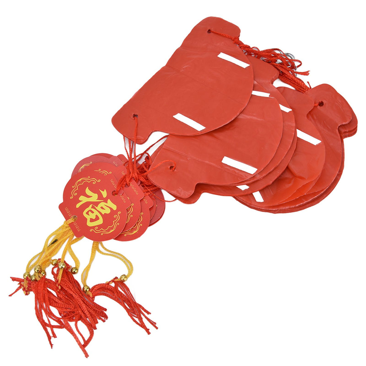 20Pcs Red Paper Chinese Decorative Lantern 15cm Diameter Hanging Ornaments for New Year Festival Wedding