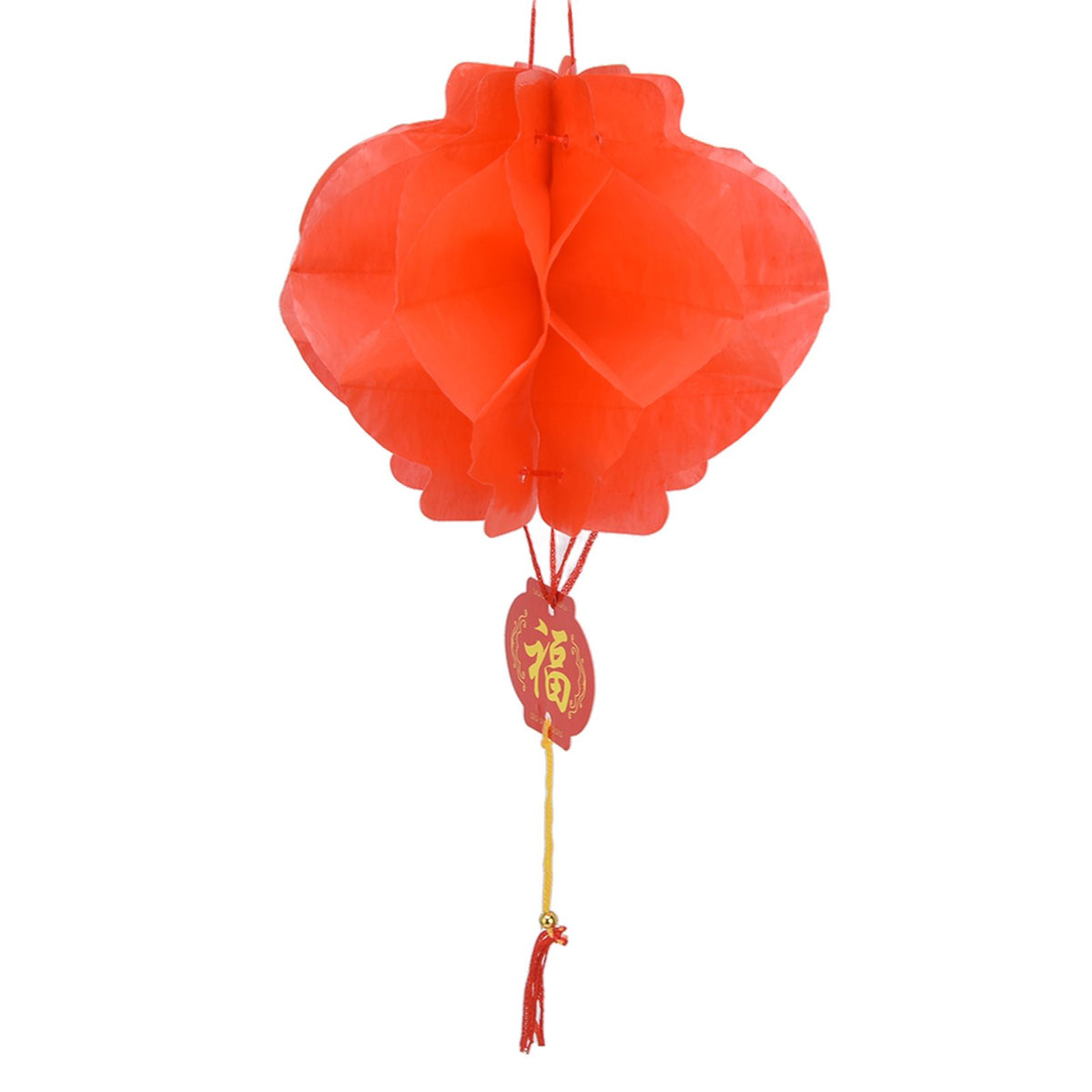 20Pcs Red Paper Chinese Decorative Lantern 15cm Diameter Hanging Ornaments for New Year Festival Wedding