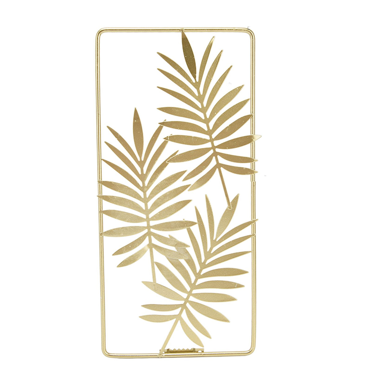 Metal Leaf Wall Decor Golden Nordic Style Elegant Ambience Sturdy Durable Wear Resistant Metal Wall Decor