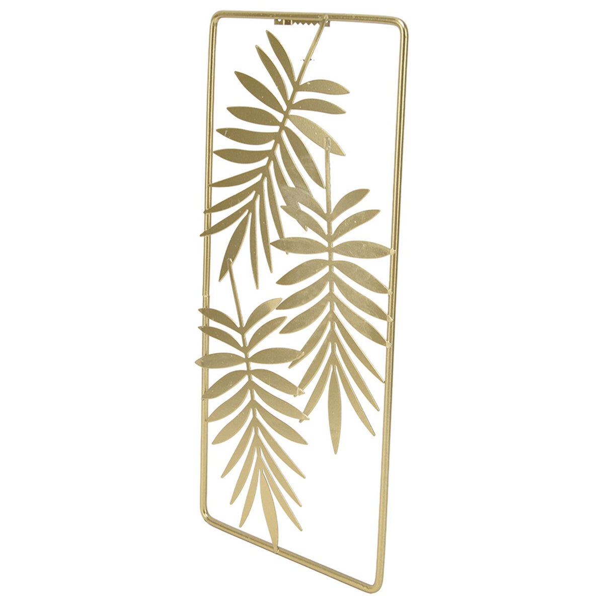 Metal Leaf Wall Decor Golden Nordic Style Elegant Ambience Sturdy Durable Wear Resistant Metal Wall Decor
