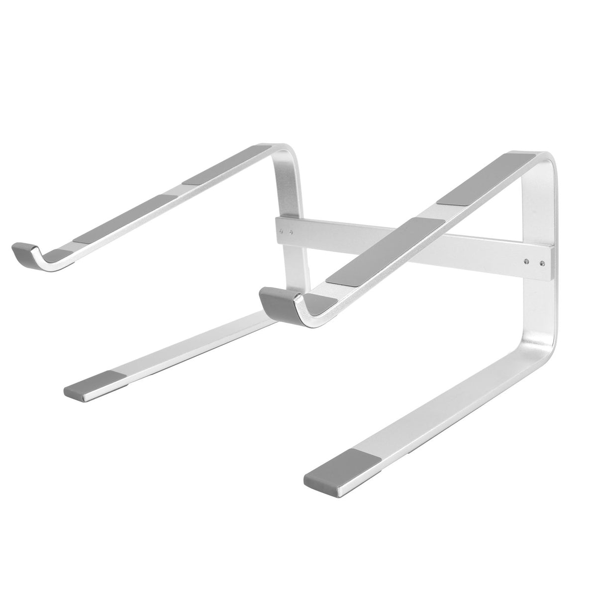 Desktop Laptop Stand Ergonomic Aluminum Alloy Laptop PC Computer Riser Cooling Shelf for Home Office Silver