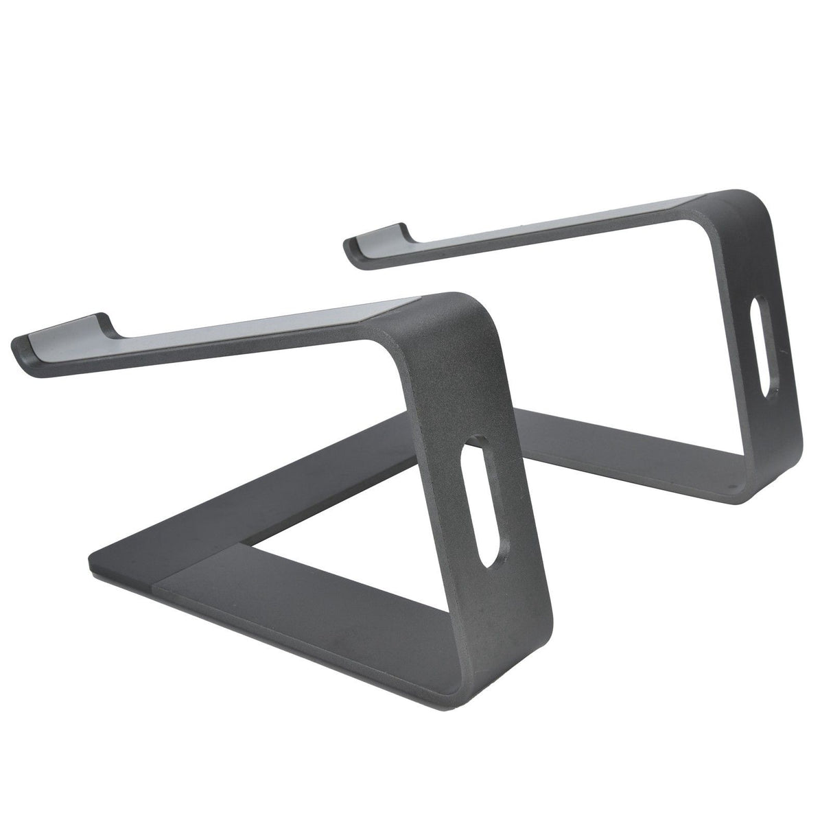 Aluminum Alloy Laptop Stand Portable Computer Stand Riser Desktop Metal Base Cooling Bracket Space Grey