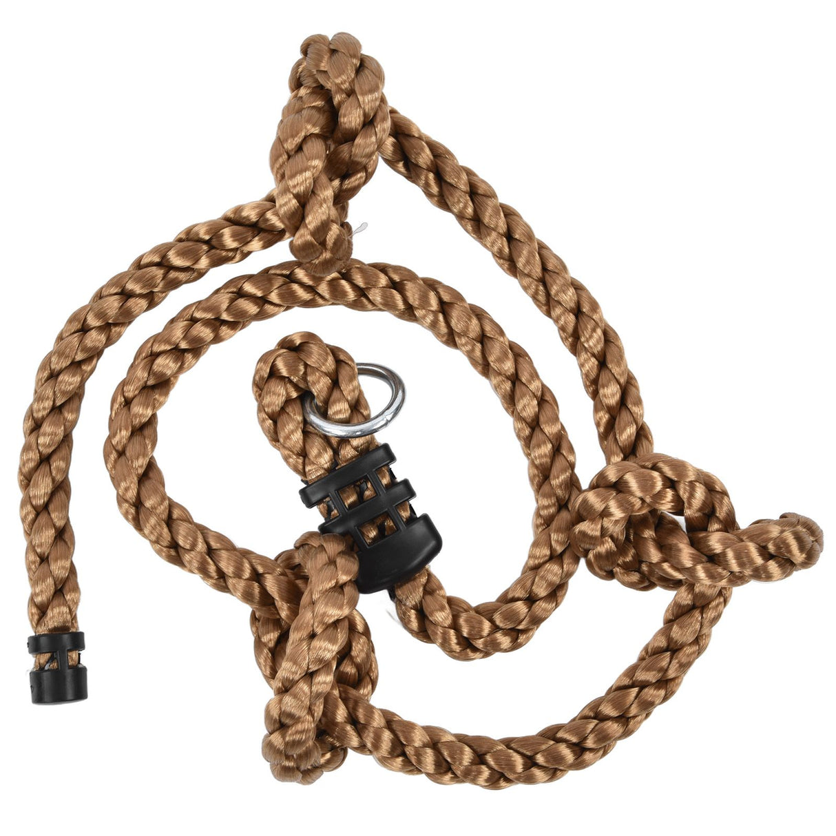 Kids Climbing Rope High Toughness 3 Knots Safe Hanging Tree Swing Rope for Balcony Garden