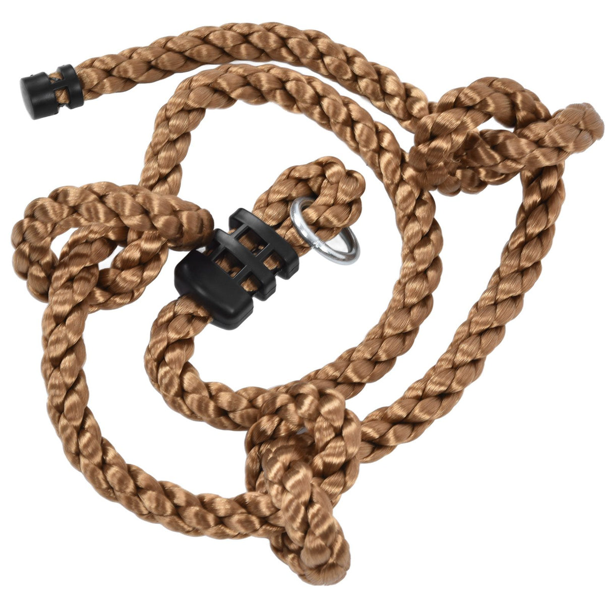 Kids Climbing Rope High Toughness 3 Knots Safe Hanging Tree Swing Rope for Balcony Garden