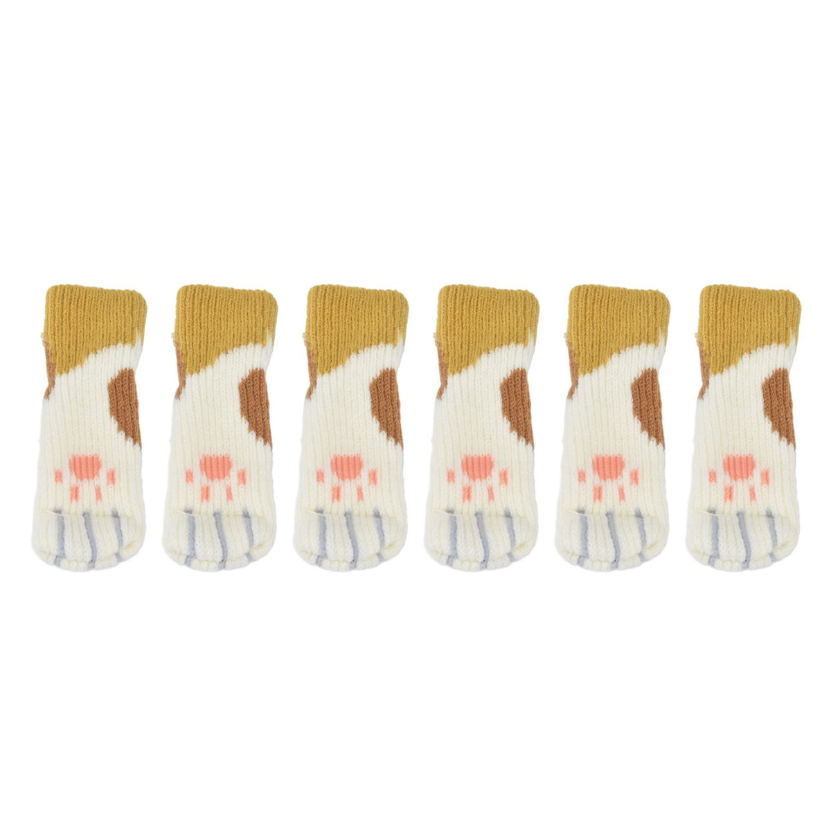20pcs Furniture Leg Covers High Elastic Knitted Chair Leg Floor Protectors for Moving Easily and Reduce Noise