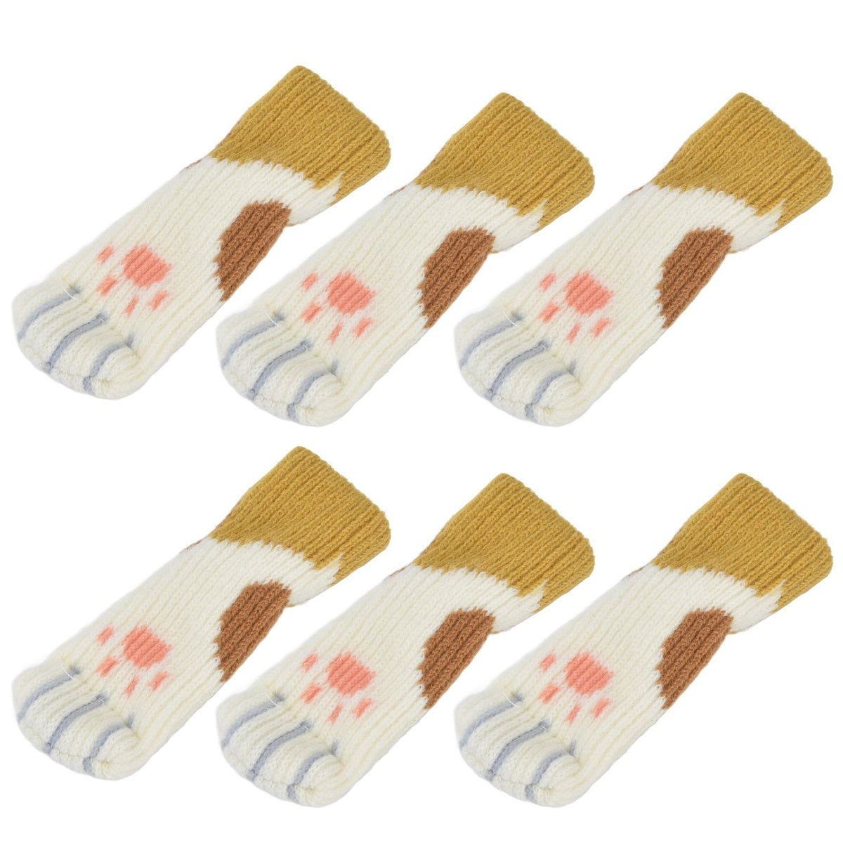 20pcs Furniture Leg Covers High Elastic Knitted Chair Leg Floor Protectors for Moving Easily and Reduce Noise