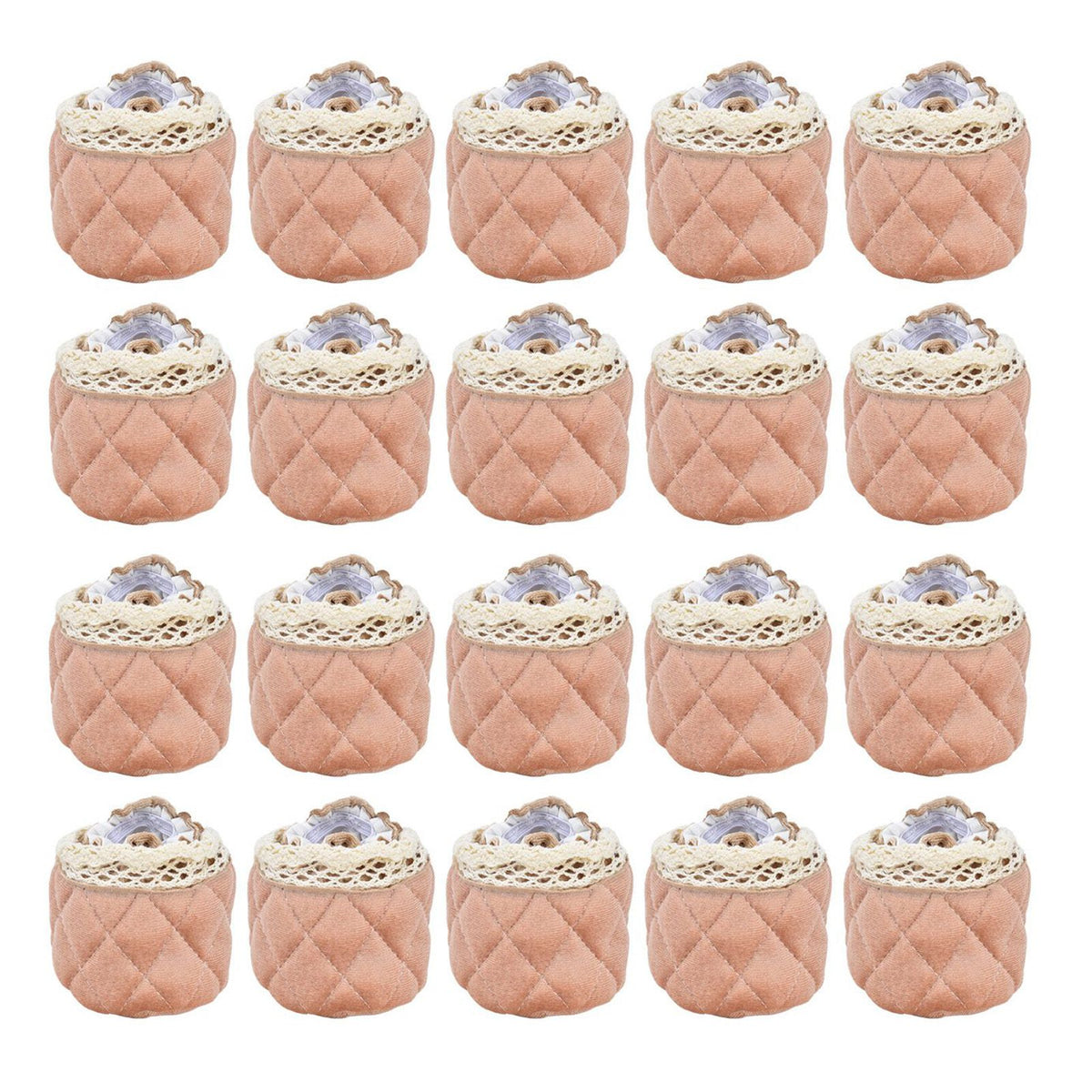 20Pcs Furniture Leg Covers Covers Flannel Lace Thickened Chair Legs Floor Protectors Wear Resistant