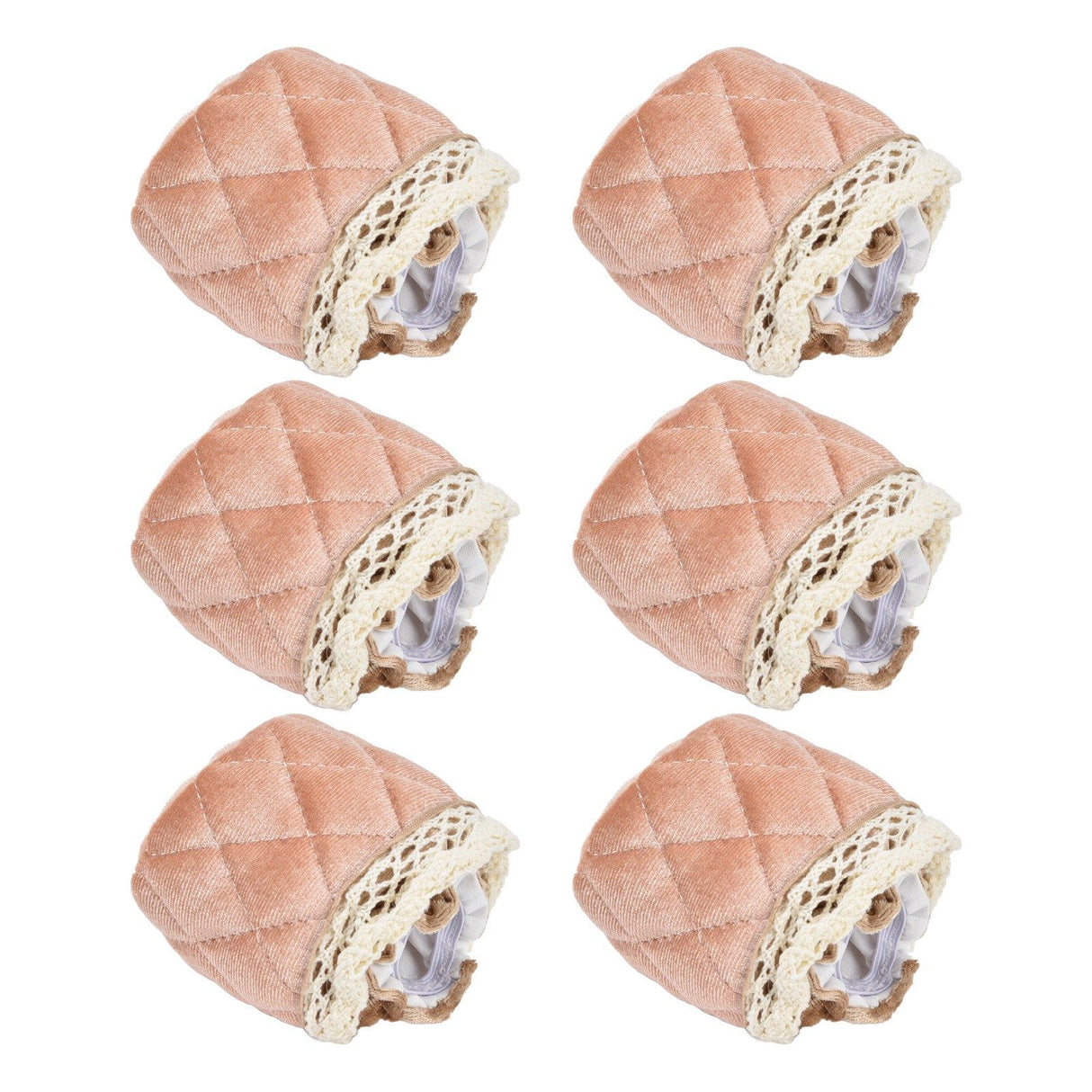20Pcs Furniture Leg Covers Covers Flannel Lace Thickened Chair Legs Floor Protectors Wear Resistant