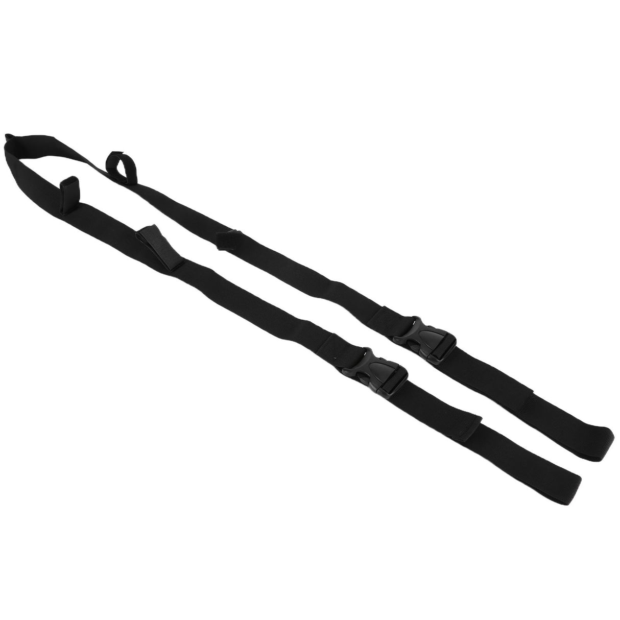 Vehicle‑Mounted Fishing Rod Holder Carrier 5 Hole Pole Rack Belt Strap Fishing Tackle AccessoriesBlack 5 Hole 140‑200cm