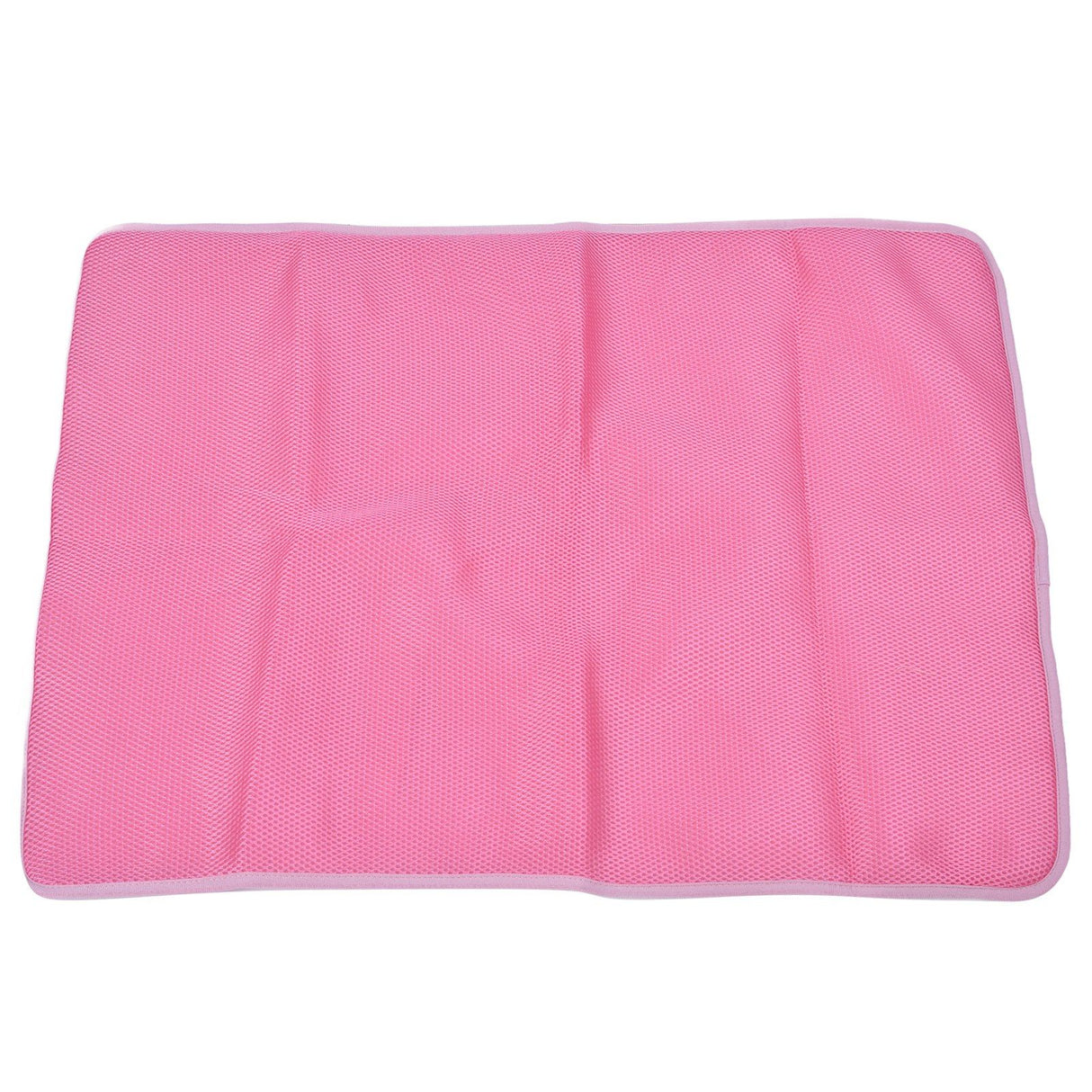 Pet Cooling Mat Breathable Soft Summer Dog Cat Sleeping Pad for Kennel Sofa Bed FloorPink L