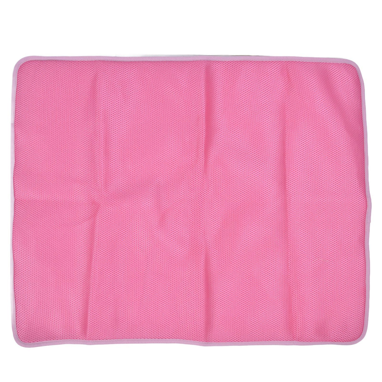 Pet Cooling Mat Breathable Soft Summer Dog Cat Sleeping Pad for Kennel Sofa Bed FloorPink XL