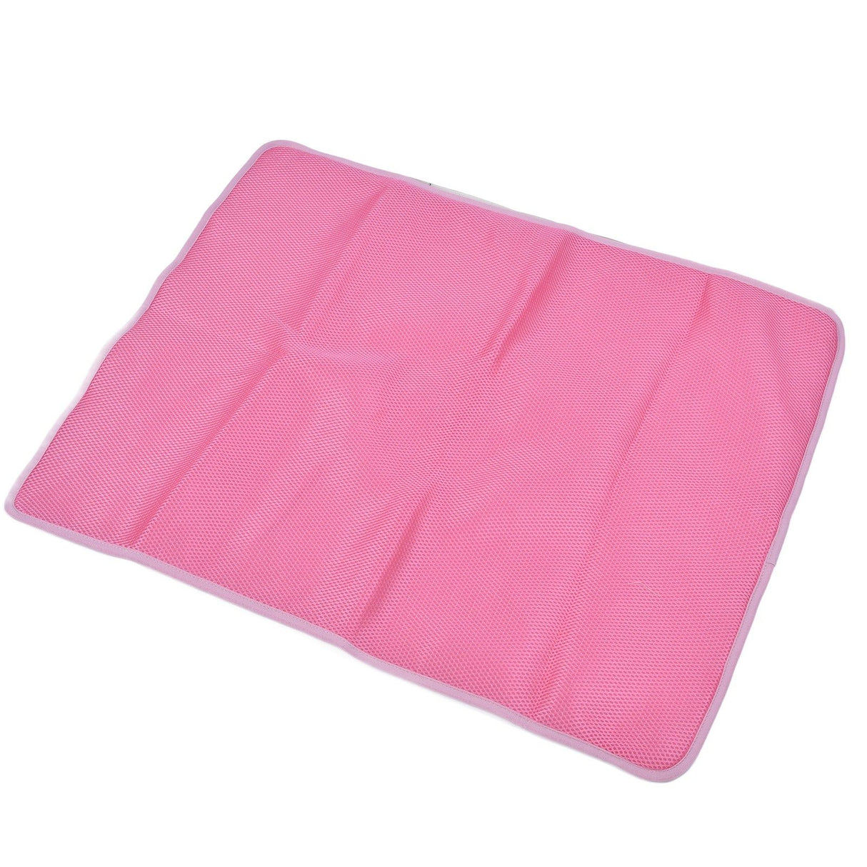 Pet Cooling Mat Breathable Soft Summer Dog Cat Sleeping Pad for Kennel Sofa Bed FloorPink XL