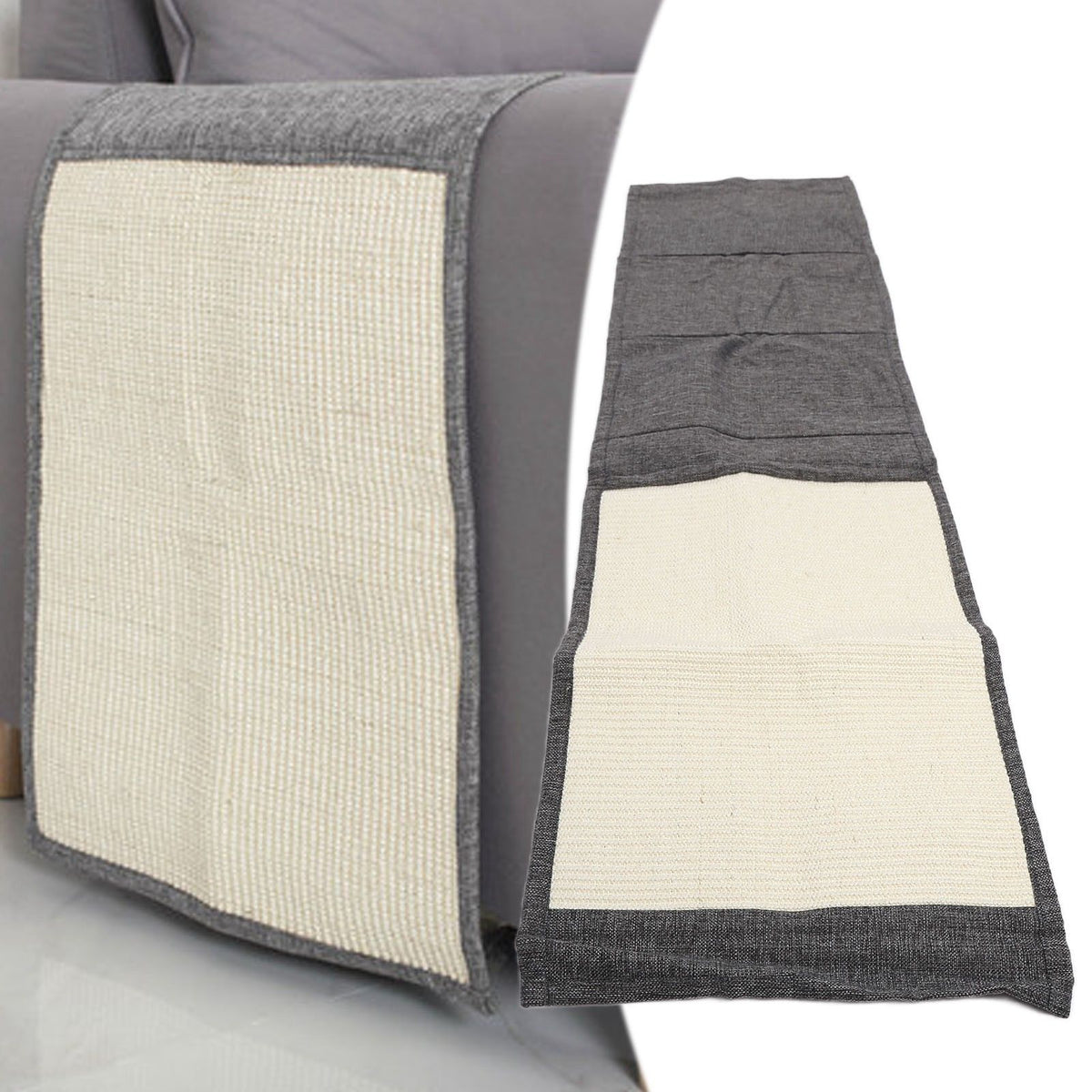 Cat Scratch Pad Fabric Sofa Wooden Door Protective Cover Pad Cat Claw Mark Claw Sharpener Pet SuppliesBack Section of The Door (45*175cm)