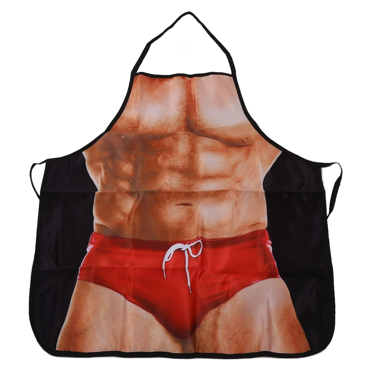 Muscle Pattern Funny Novelty Apron Kitchen Apron for Men Women Chef Waitress BBQ Baking