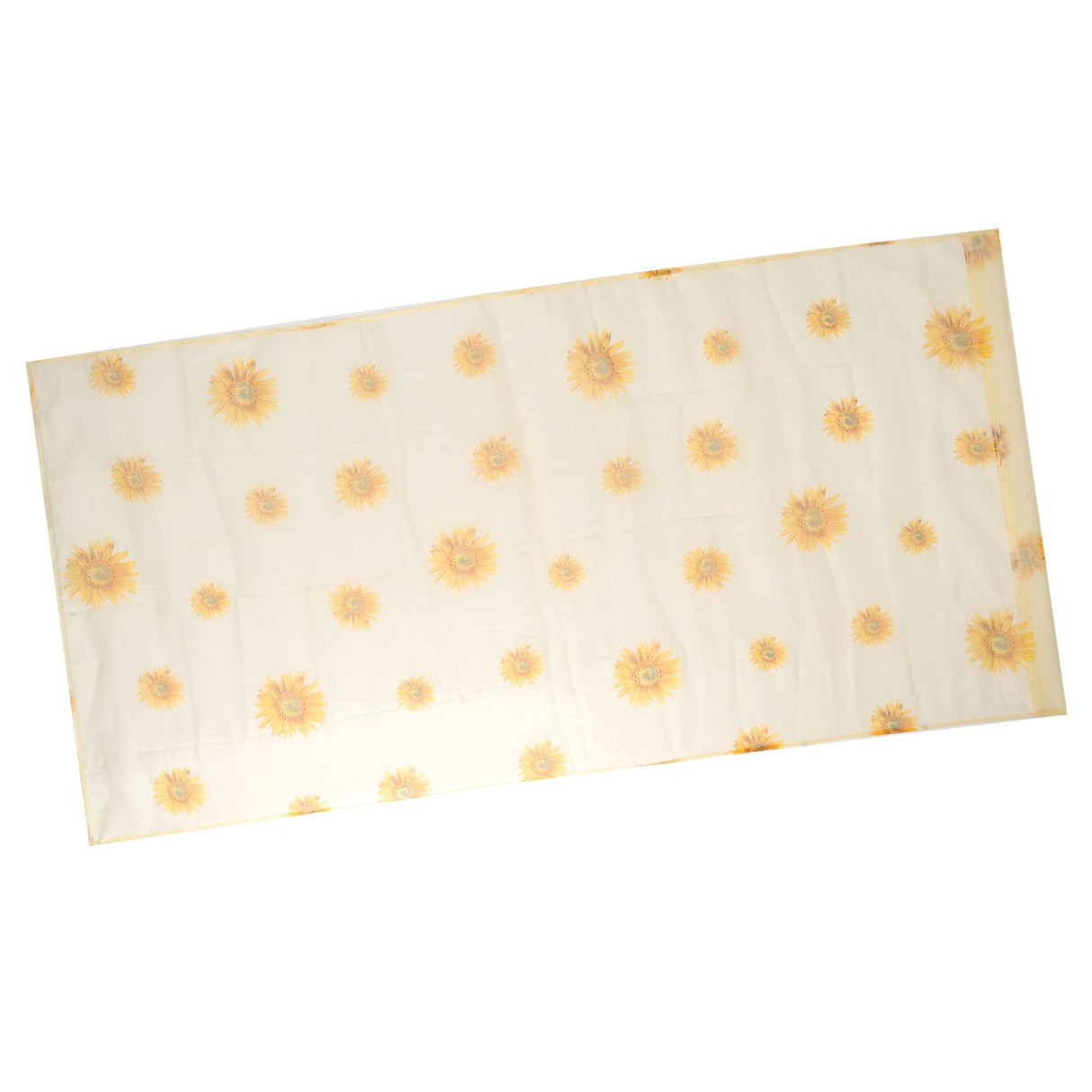 Sheer Curtain Sunflower Pattern Transparent Balcony Window Curtains Decor for Bedroom Living Room