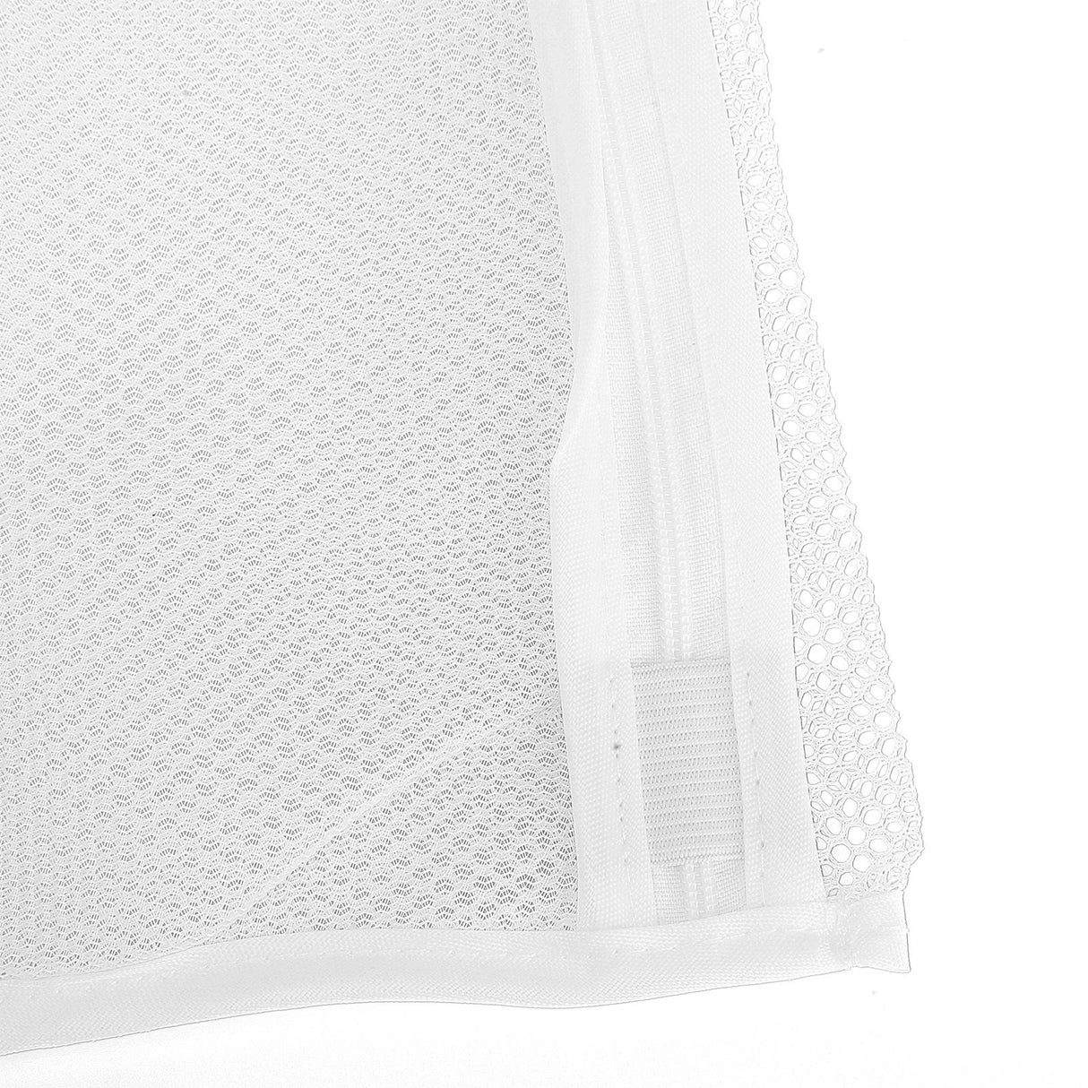 White Thickened Laundry Storage Bag WallMounted Toys Net Bag for Bathroom Laundry(with Grid )