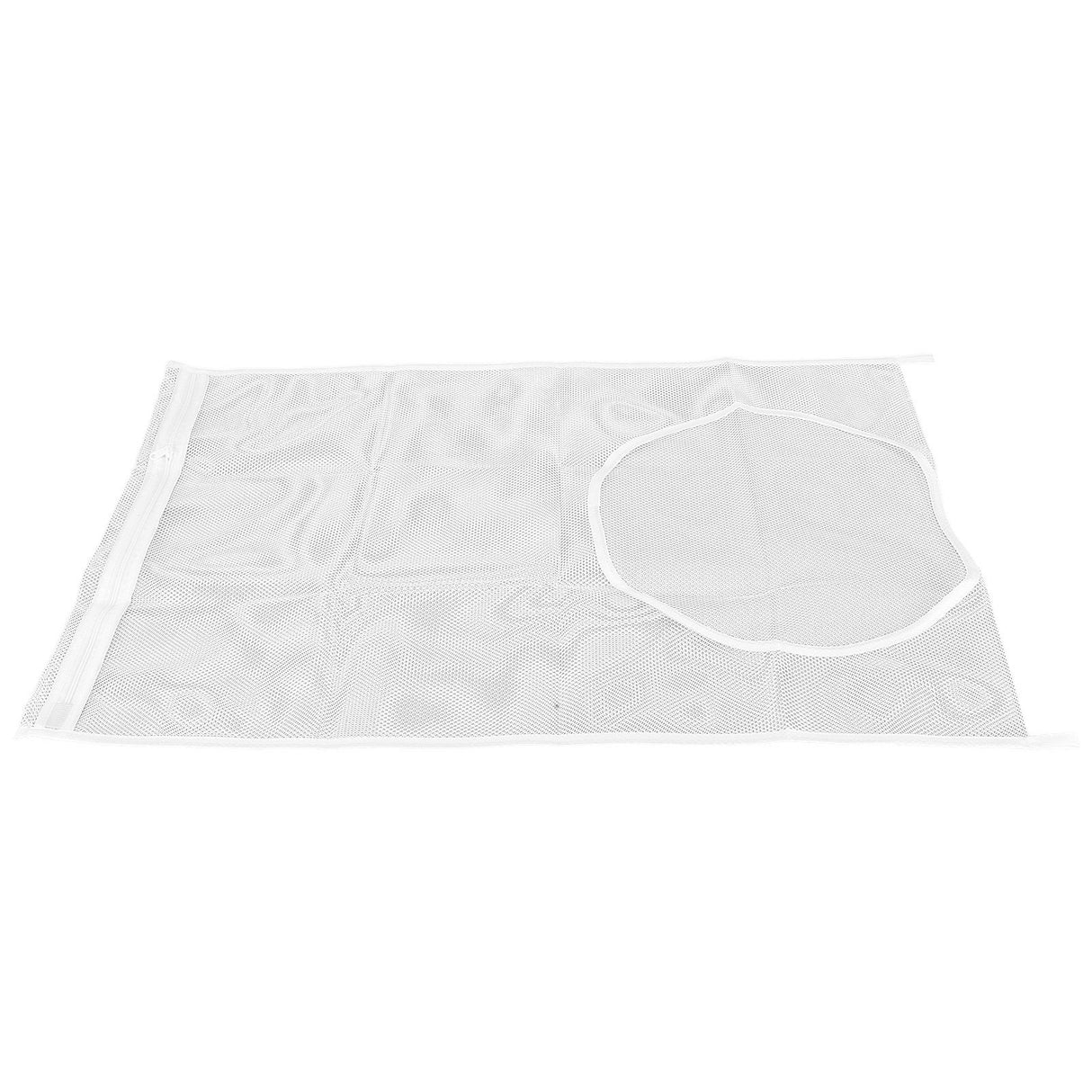 White Thickened Laundry Storage Bag WallMounted Toys Net Bag for Bathroom Laundry(Without Grid )