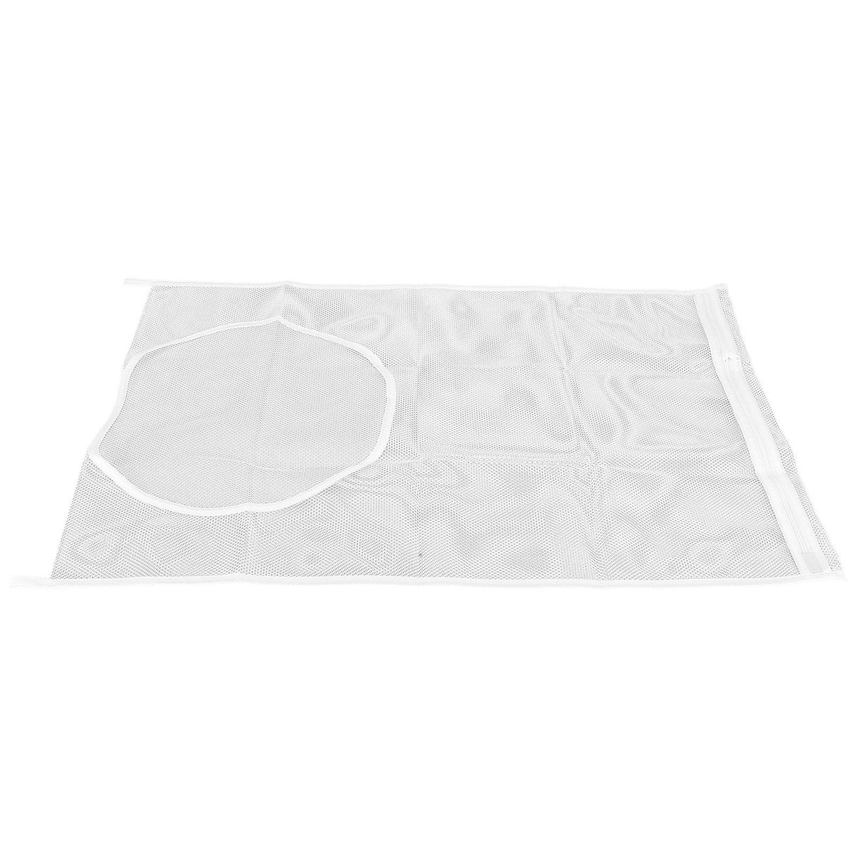 White Thickened Laundry Storage Bag WallMounted Toys Net Bag for Bathroom Laundry(Without Grid )