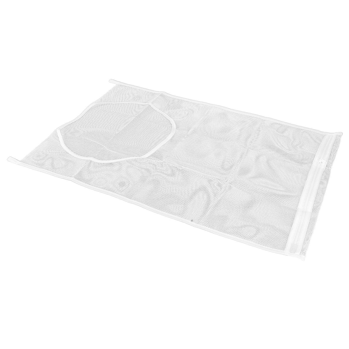 White Thickened Laundry Storage Bag WallMounted Toys Net Bag for Bathroom Laundry(Without Grid )