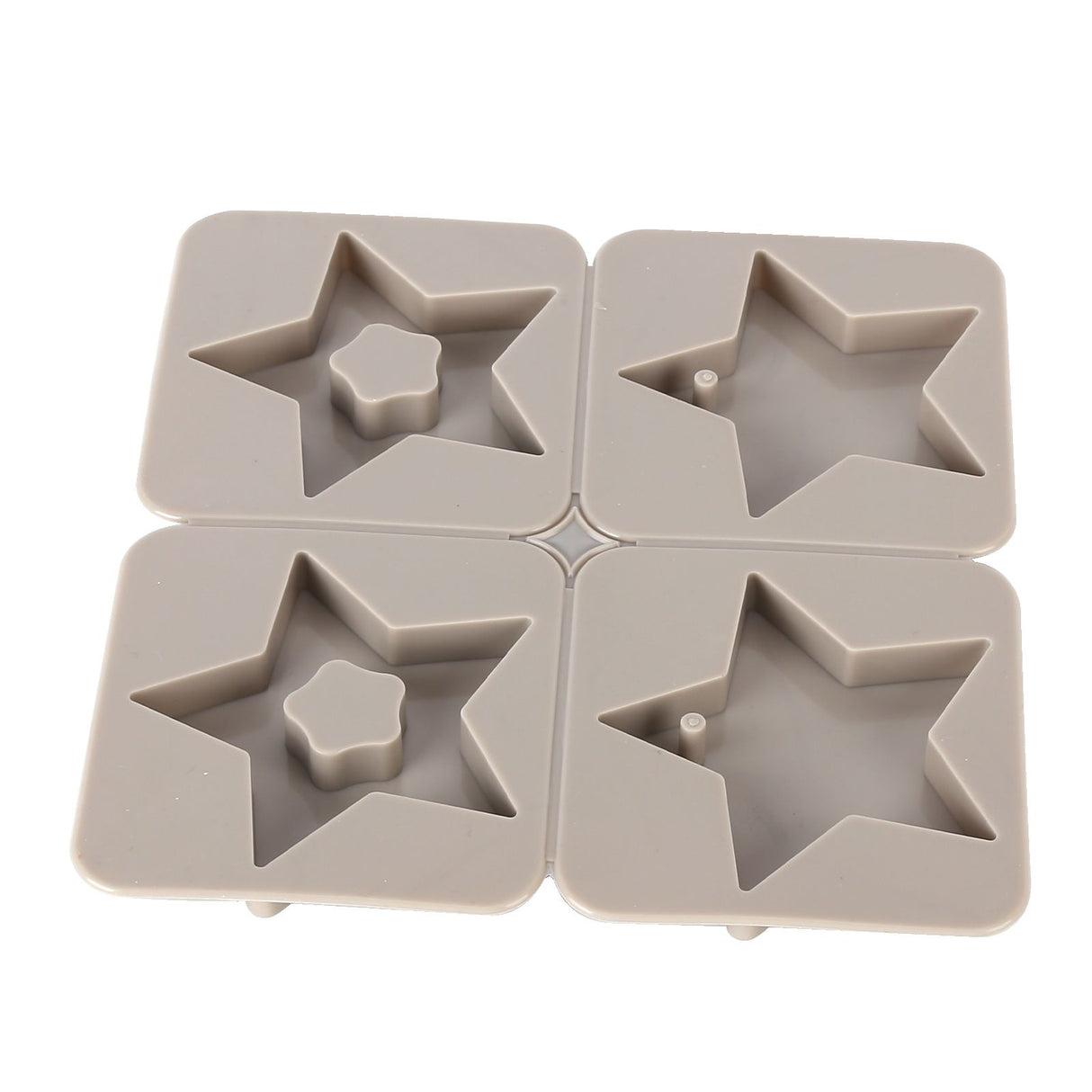 DIY Silicone Mold Reusable Car Pendant Decorative Wax Mold for Home Kitchen Handcraft Shop5‑Pointed Star