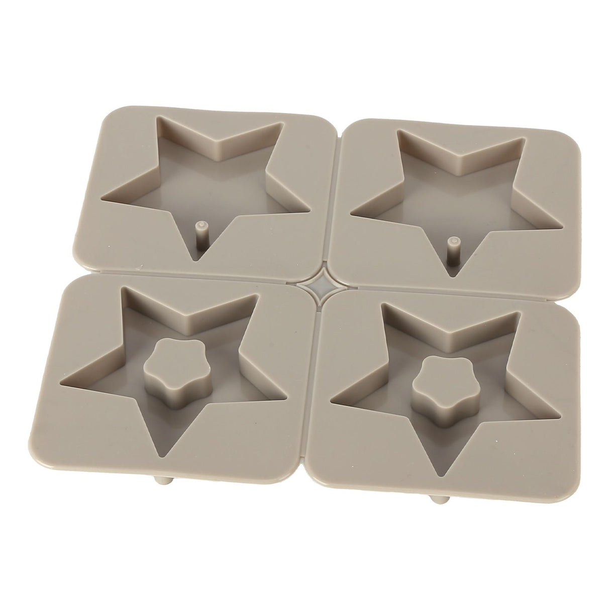 DIY Silicone Mold Reusable Car Pendant Decorative Wax Mold for Home Kitchen Handcraft Shop5‑Pointed Star