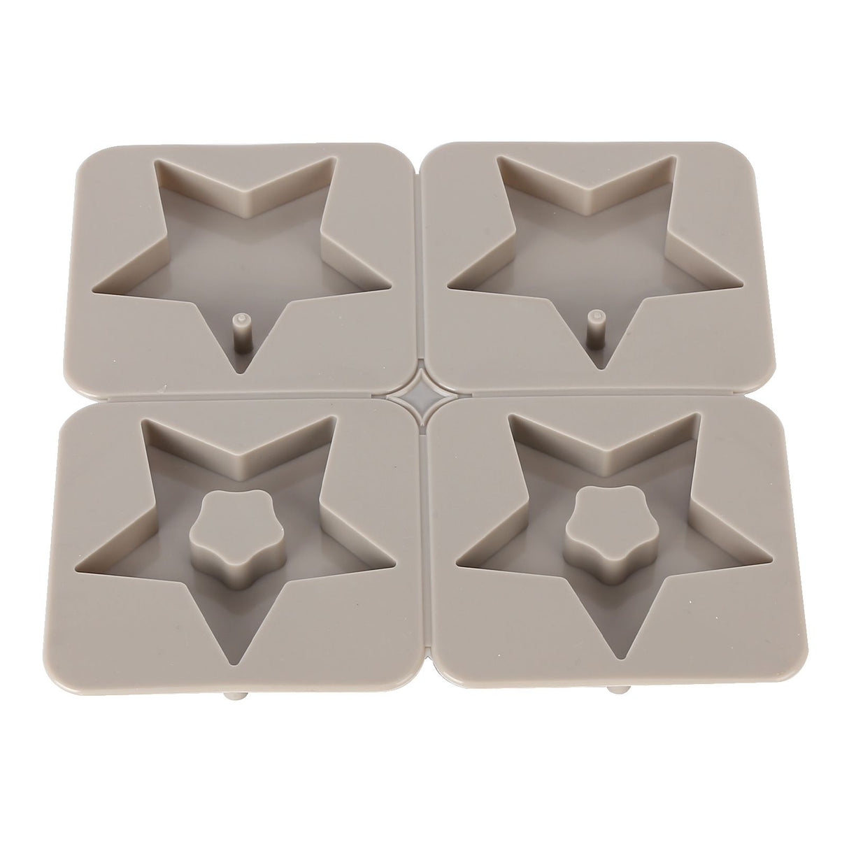 DIY Silicone Mold Reusable Car Pendant Decorative Wax Mold for Home Kitchen Handcraft Shop5‑Pointed Star