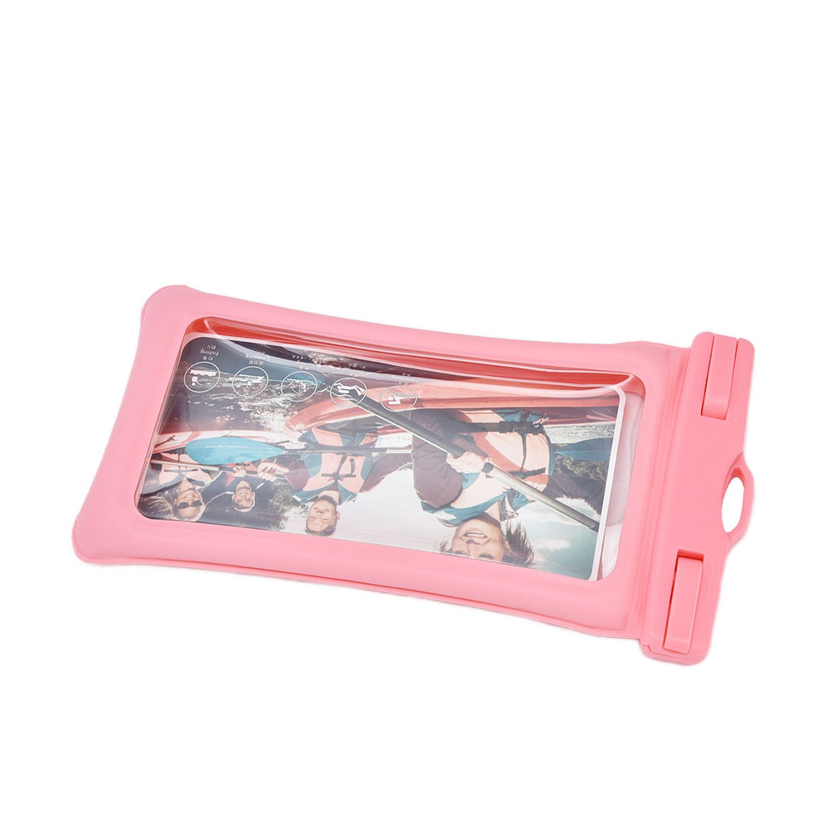 TPU Universal Floating Waterproof Phone Bag Pouch Cover with Lanyard for Below 7.2‑inch PhonePink