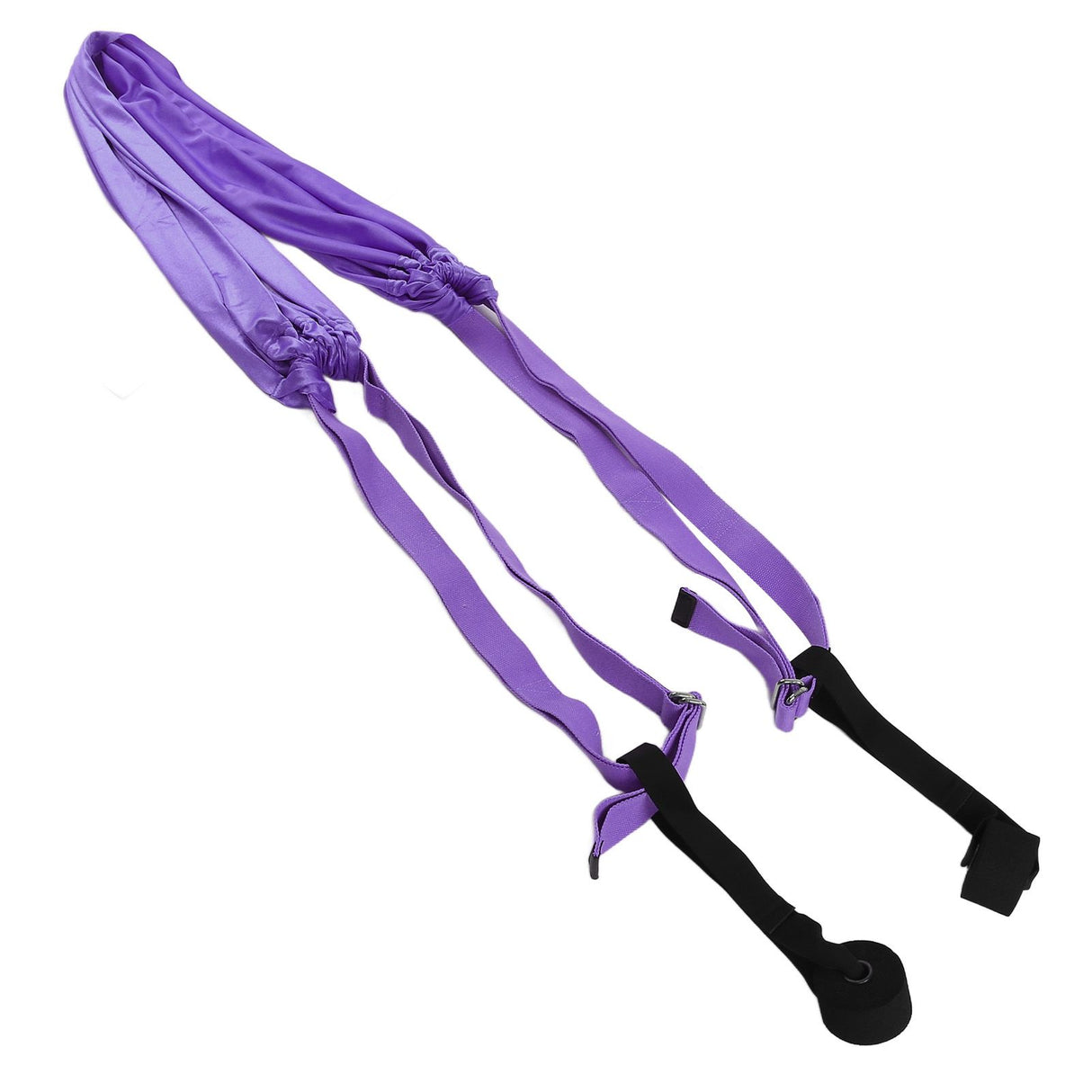 Yoga Hammock Handstand Split Leg Stretchable Training Portable Elastic Aerial Hammock for HomePurple