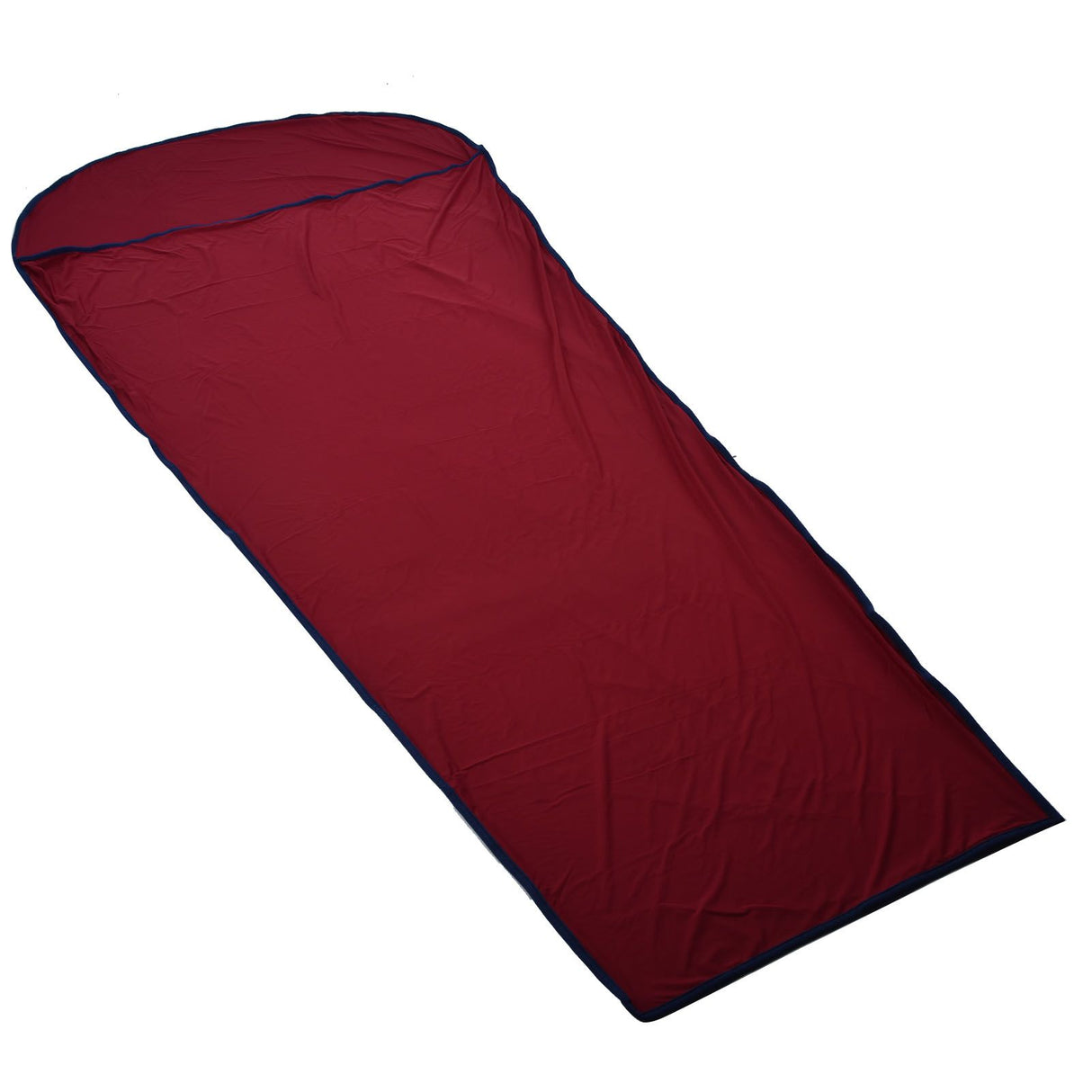 Sleeping Bag Liner Ultralight Multifunctional Elastic Sleeping Sack Liner for Outdoor CampingWine Red