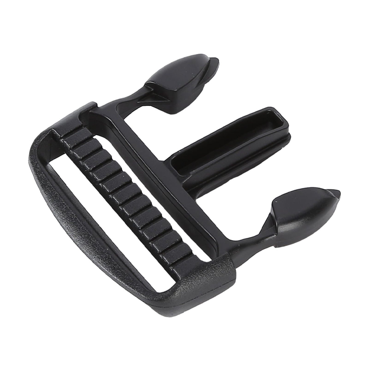 5Pcs Quick Release Buckle Plastic Dual Adjustable Strap Buckles Replacement DIY Craft for Backpack BlackFor 50mm Width Strap
