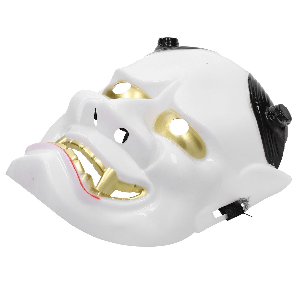 Halloween Festival Costume Horrible Mask Decorative Cosplay Makeup Props for Women MenWhite