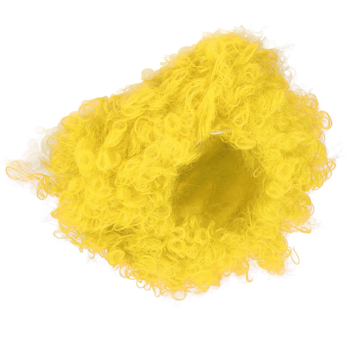 Adult Innovative Color Party Wig Halloween Interesting Headgear for Circus Troup FootballYellow