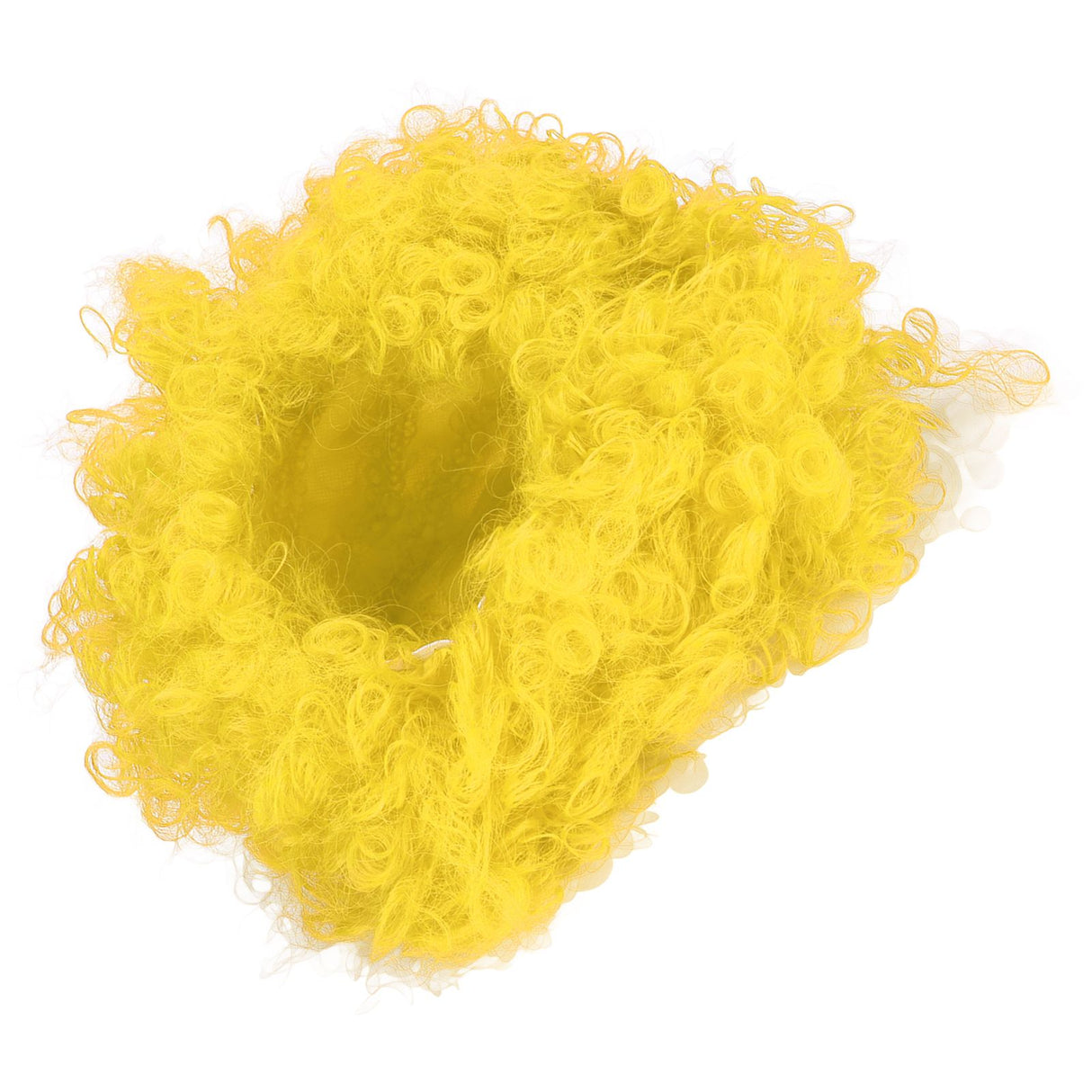 Adult Innovative Color Party Wig Halloween Interesting Headgear for Circus Troup FootballYellow