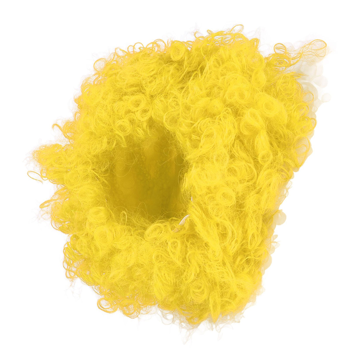 Adult Innovative Color Party Wig Halloween Interesting Headgear for Circus Troup FootballYellow