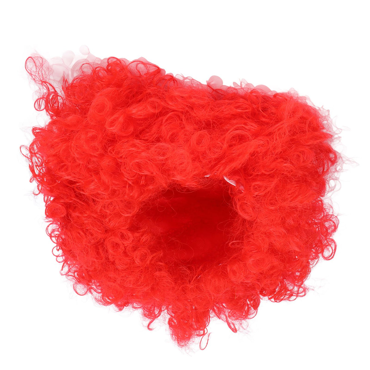 Adult Innovative Color Party Wig Halloween Interesting Headgear for Circus Troup FootballRed